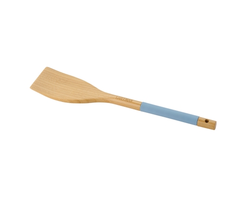 Лопатка из бамбука, голубого цвета