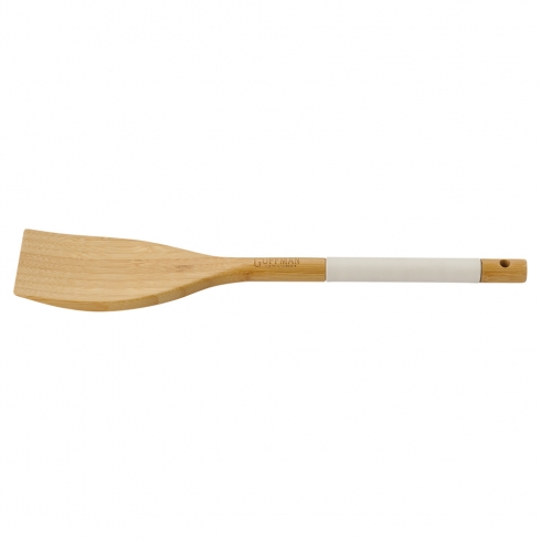 Лопатка из бамбука, белого цвета - 1