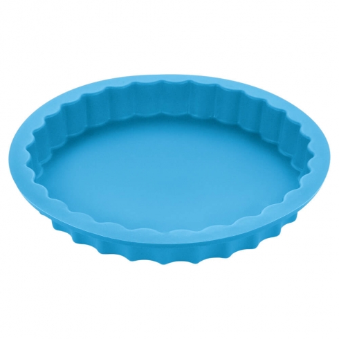 Форма для выпечки силиконовая, голубого цвета - 0