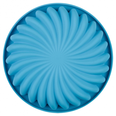 Форма для выпечки силиконовая, голубого цвета - 1