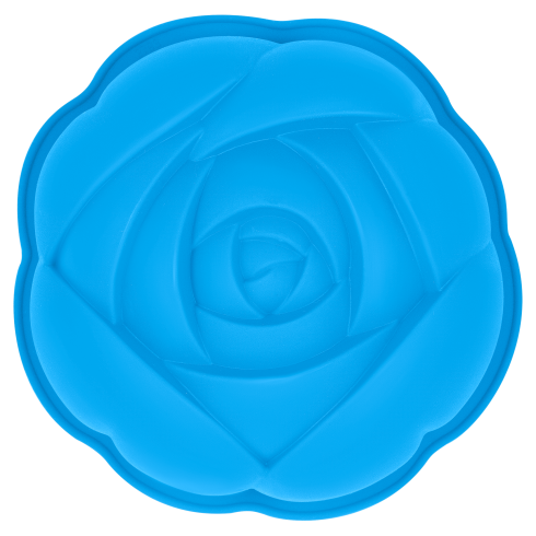 Форма для выпечки силиконовая Rose, голубого цвета - 2