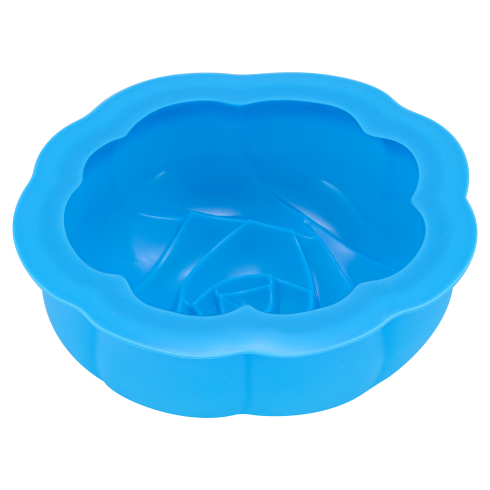 Форма для выпечки силиконовая Rose, голубого цвета - 0