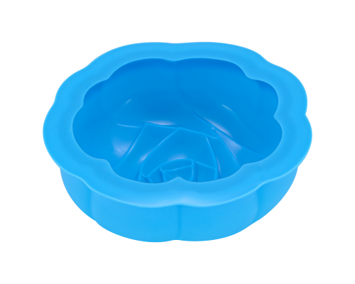 Форма для выпечки силиконовая Rose, голубого цвета